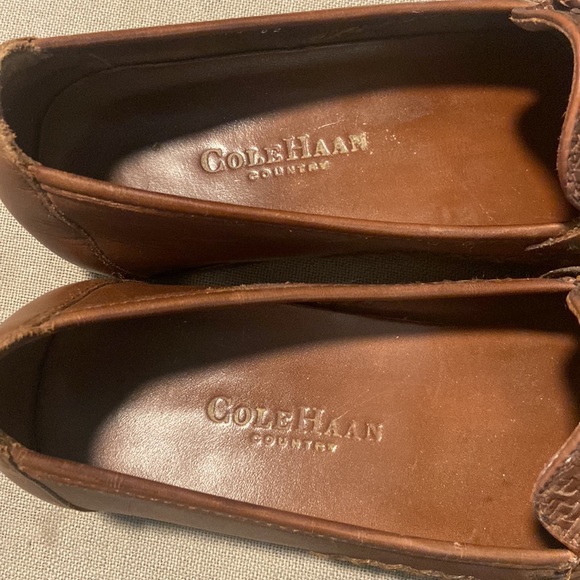 Vintage Cole Haan Country Basket Weave Tassled Loafers - Picture 8 of 10